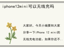 iphone12mini可以无线充吗