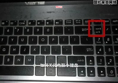 如何关闭笔记本小键盘的数字键