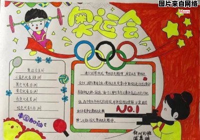 制作一份精美的手绘奥运会主题手抄报