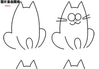 简单又可爱的小猫画法大揭秘